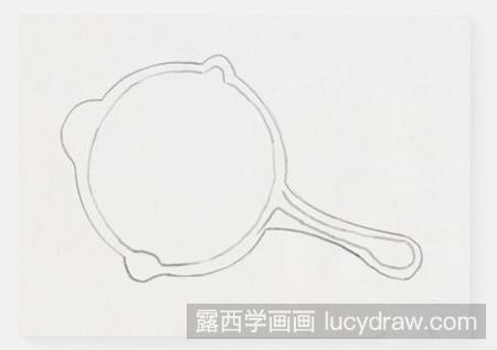 吃鸡平底锅怎么画？平底锅的简笔画法是什么？