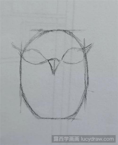 怎么画一只猫头鹰？儿童画猫头鹰怎么画？