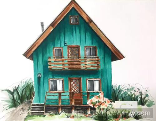 小房子怎么画？马克笔小房子绘画步骤详解！