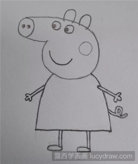 儿童画小猪佩奇怎么画？教你实用的小猪佩奇画法