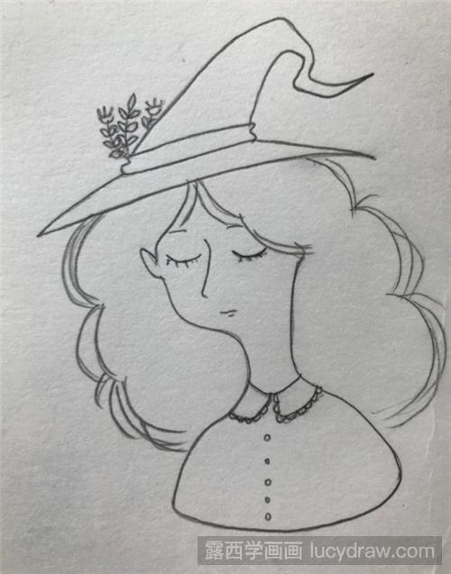 小女巫插画怎么画？具体有哪些绘画步骤？