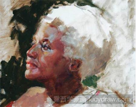 黑人老奶奶怎么画？怎么用油画画出一个老奶奶？