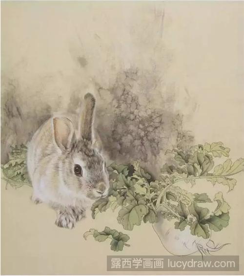 小兔子怎么画？兔子工笔画步骤分解