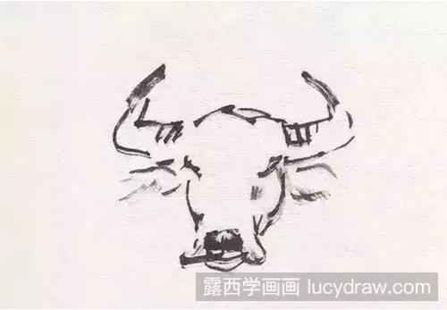 不同姿态的牛怎么画？教你两种牛的国画画法