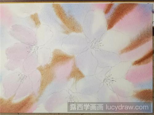 樱花怎么画？超详细的樱花水彩画教程分享