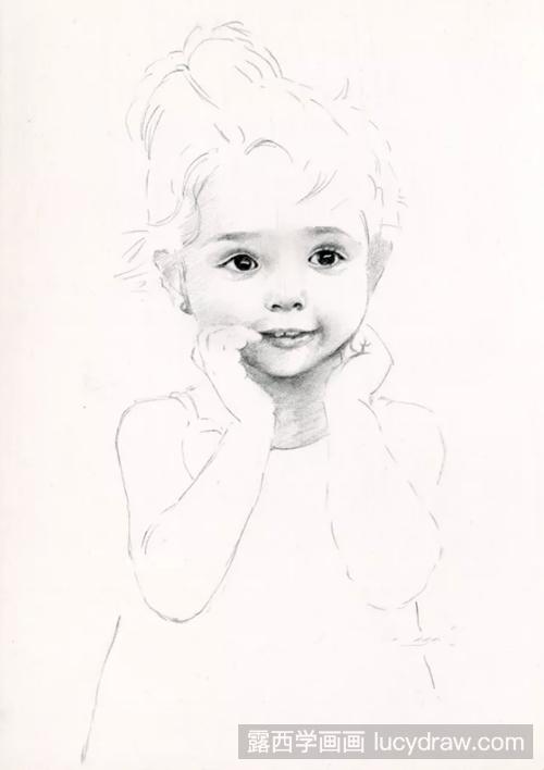 可爱的小女孩怎么画？小女孩素描画法是什么？