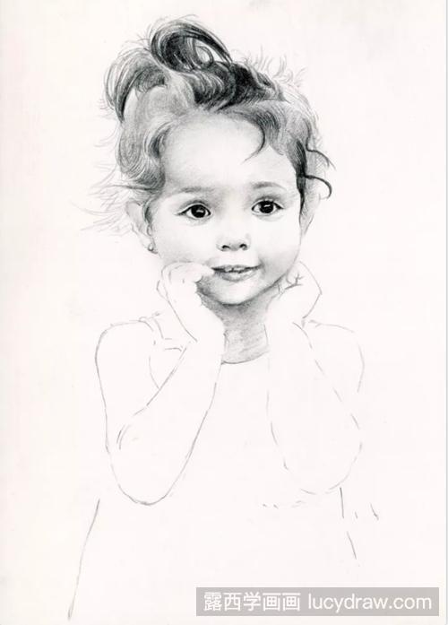 可爱的小女孩怎么画？小女孩素描画法是什么？