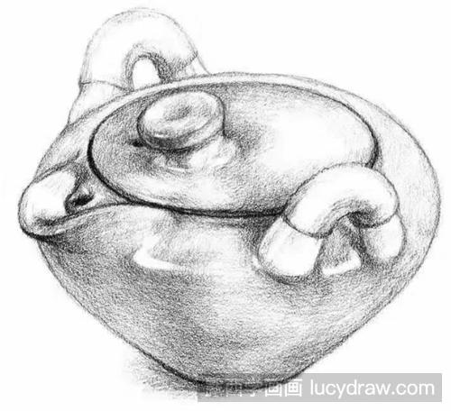 日式茶壶怎么画？茶壶的素描步骤有哪些？