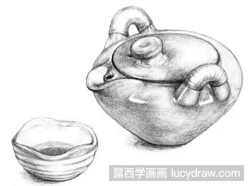 日式茶壶怎么画？茶壶的素描步骤有哪些？