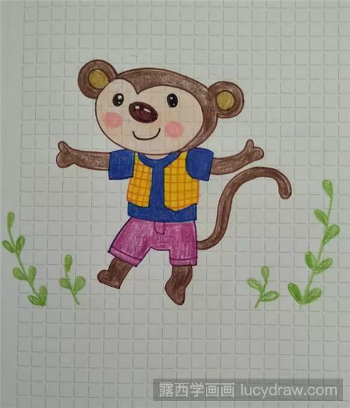 可爱的小猴子怎么画？简笔画小猴子的画法是什么？