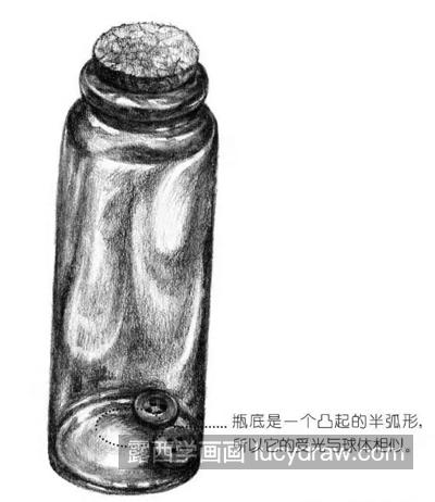玻璃瓶的画法是什么？木塞玻璃瓶怎么画？