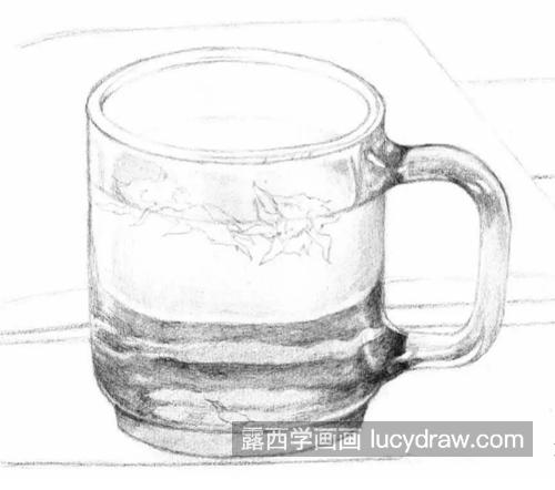 装水的玻璃杯怎么画？超详细的素描过程详解