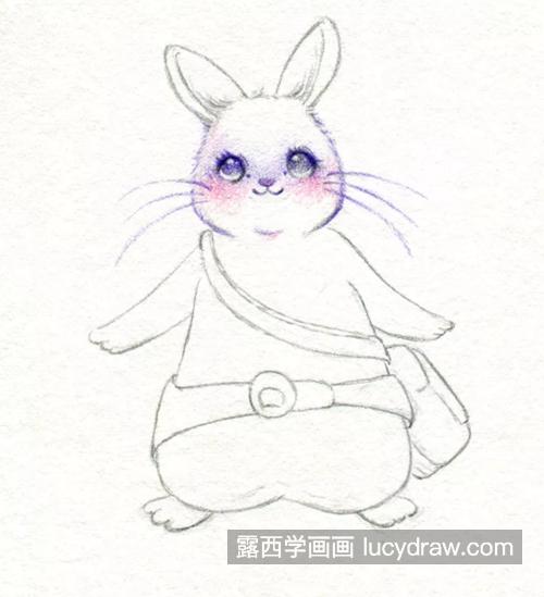 怎么画一只可爱的玉兔？玉兔的详细步骤有哪些？