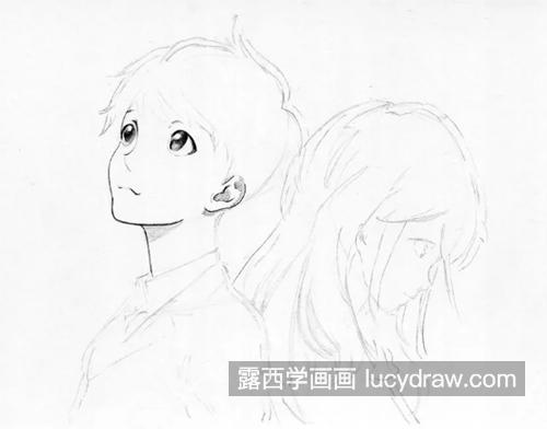 小太郎和茜怎么画？小情侣漫画人物的画法是什么？