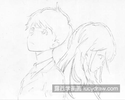 小太郎和茜怎么画？小情侣漫画人物的画法是什么？