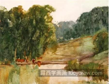 山川河流怎么画？详细的油画步骤有哪些？