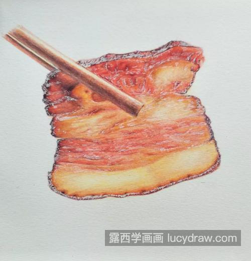 回锅肉简笔画怎么画图片