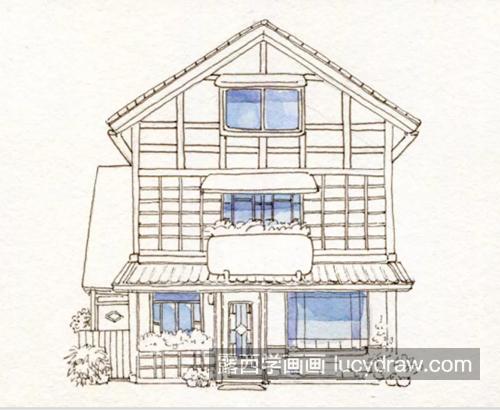怎么画一栋温馨的小房子？小房子水彩画步骤有哪些？