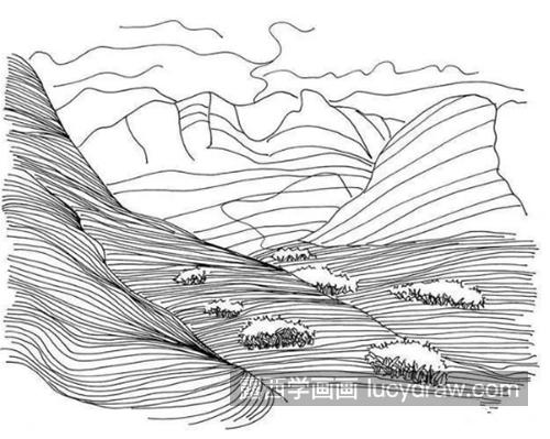火山岩石怎么画？详细的岩石钢笔画步骤有哪些？