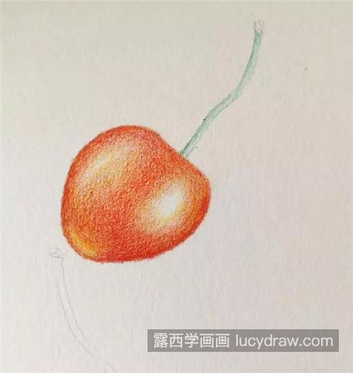 彩铅樱桃怎么画？不同角度的樱桃该怎么表达？