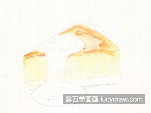 蛋糕的画法是什么？甜品彩铅画怎么画？