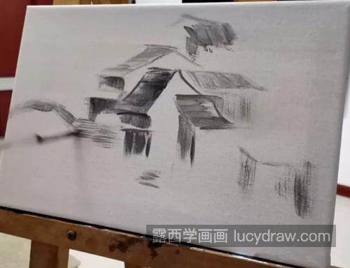 徽派建筑怎么画？如何画好江南水乡的房屋？