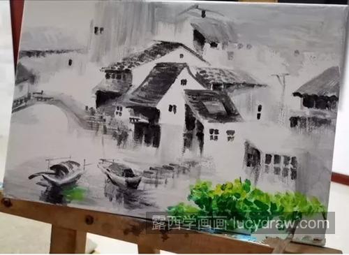 徽派建筑怎么画？如何画好江南水乡的房屋？