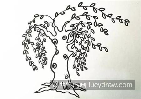 简单的柳树怎么画？柳树的两种画法是什么？
