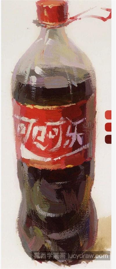 可乐瓶的画法是什么？色彩静物的绘画技巧是什么？