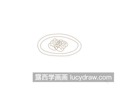 饺子的简单画法是什么？简笔画饺子有哪些步骤？