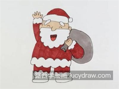 圣诞老人怎么画？简单的圣诞老人有几步？