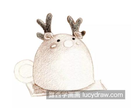 圣诞麋鹿怎么画？简单的绘画步骤有哪些？