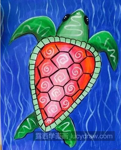 海龟怎么画？儿童海龟的画法是什么？