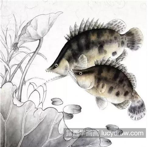 鳜鱼怎么画？详细的桂花鱼工笔画教程是什么？
