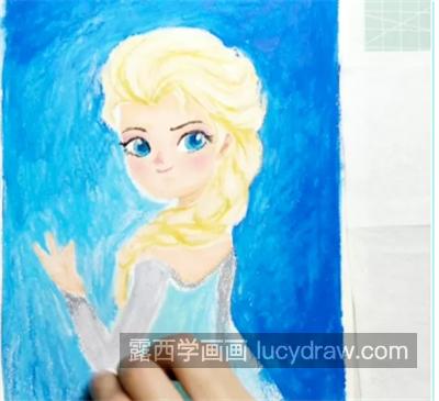 Elsa公主怎么画？冰雪奇缘的主人公画法是什么？