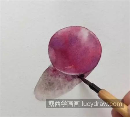 紫葡萄怎么画？详细的水粉画步骤是什么？