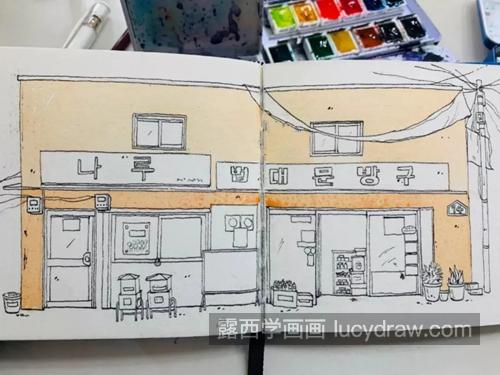 小房子怎么画？超级详细的水彩步骤分享