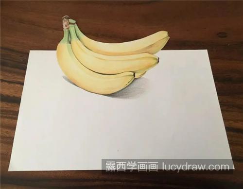 香蕉的画法是什么？如何画出3D效果的香蕉？