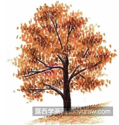 秋天的树怎么画？有哪些绘画步骤？