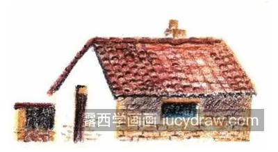  小房子的画法是什么？用油画棒怎么画？