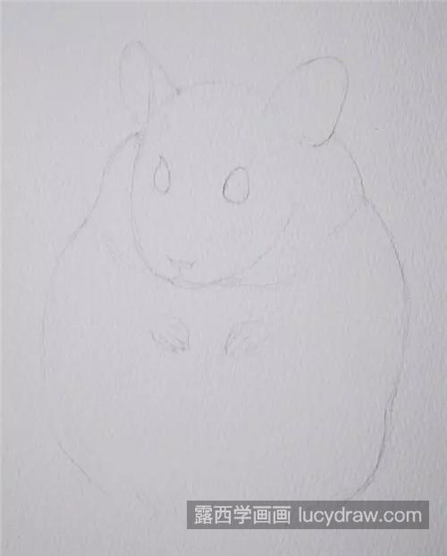 可爱的小仓鼠怎么画？金丝熊的水彩画步骤有哪些？