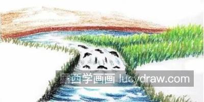 林中小溪怎么画？简单的画法是什么？