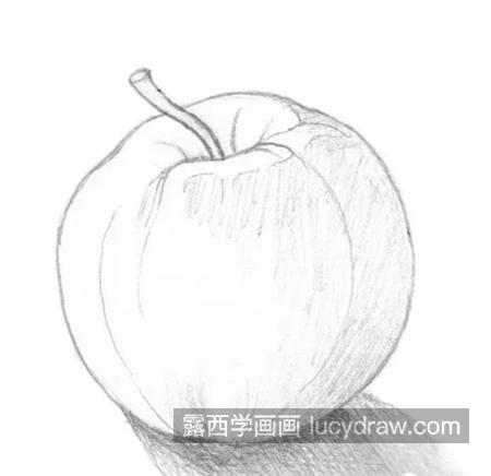 素描苹果怎么画？四步教你画一个苹果