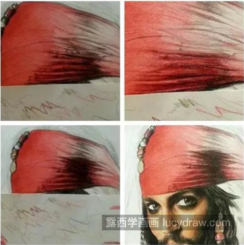 海盗船长怎么画？杰克彩铅绘画步骤有哪些？