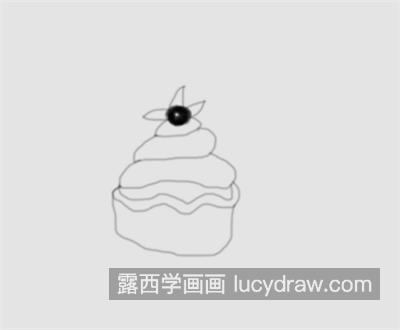 小蛋糕怎么画？水果蛋糕的画法是什么？