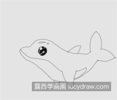 小海豚怎么画？六步教你画一只可爱的海豚