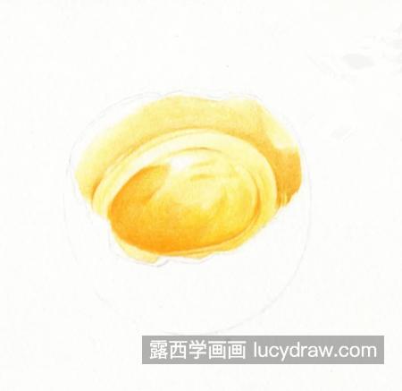 彩铅鸡蛋怎么画？如何刻画液体光感？