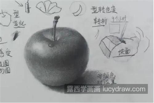 带水珠的苹果怎么画？如何画出水滴质感？
