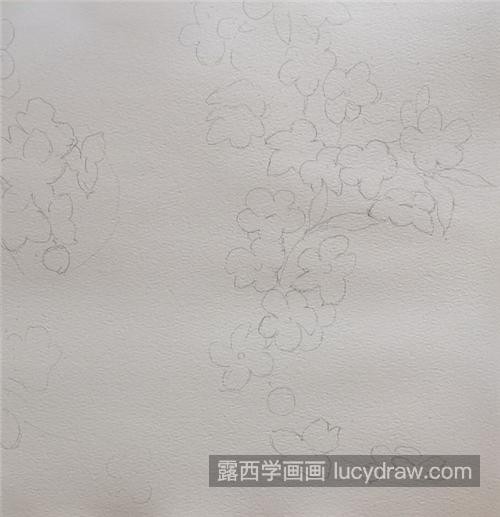 李花怎么画？有哪些水彩绘画步骤？