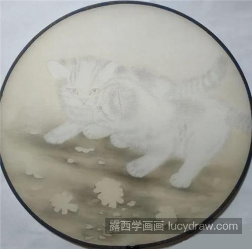 玩耍的小猫咪怎么画？教你画两只工笔小猫